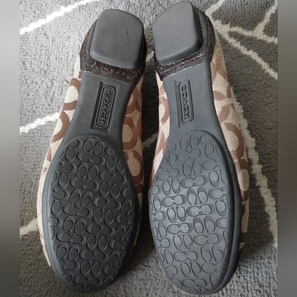 Vintage Coach Logo Monogram Loafers Moccasins - Picture 13 of 16